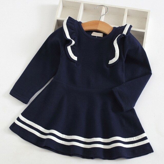 Bear Leader Girls Dress Pentagram Princess Dress Brand Girls Clothes Children Clothing European and American Style Girls Dresses