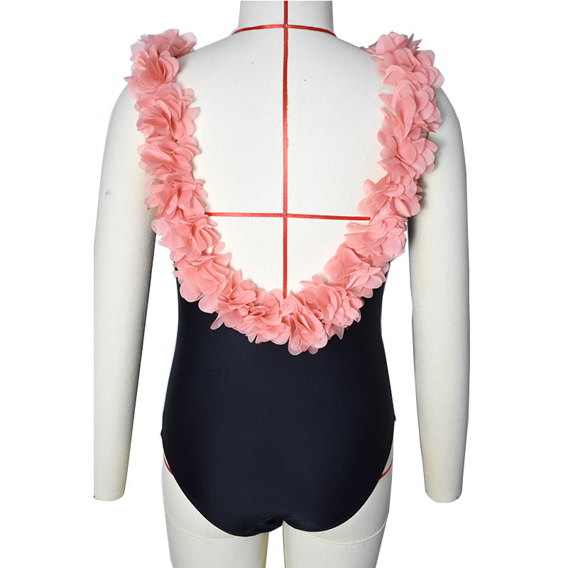 New Children's And Girls' One-Piece Swimsuit