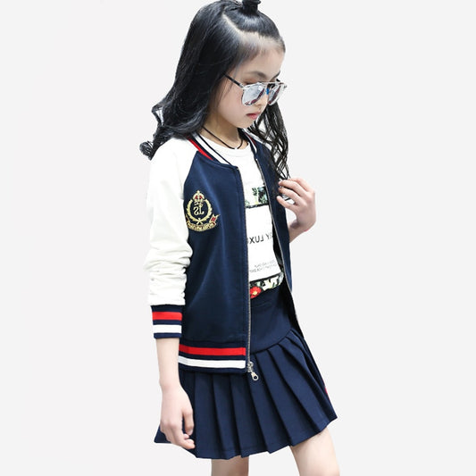 Girls Clothes Teen Summer Suit Girls Casual Shildren's Clothes Girls Shirt + Pants 2 Pieces Teen Girls Clothing